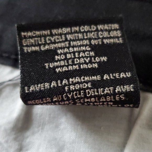 Vintage Y2K Black Denim Micro Skirt - Picture 13 of 14